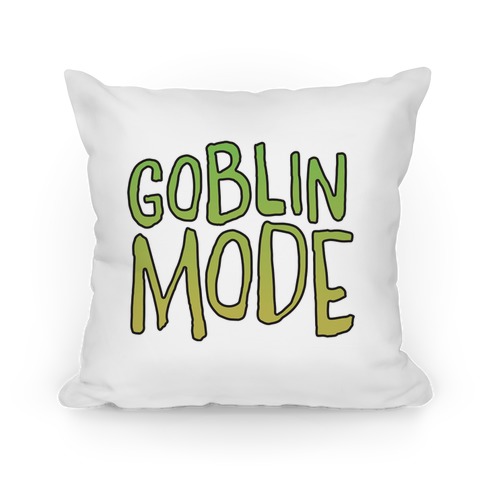 Goblin Mode Pillow