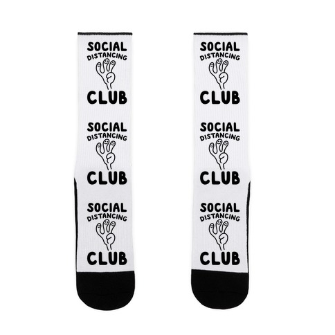 Social Distancing Club Sock
