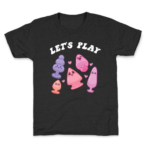 Let's Play (Kawaii Plugs) Kids T-Shirt
