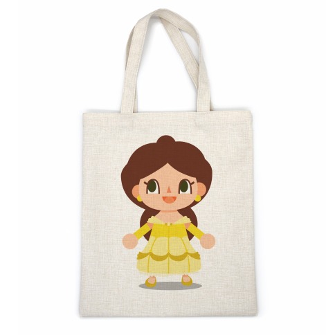 Princess Crossing Belle Parody Ball Gown Casual Tote