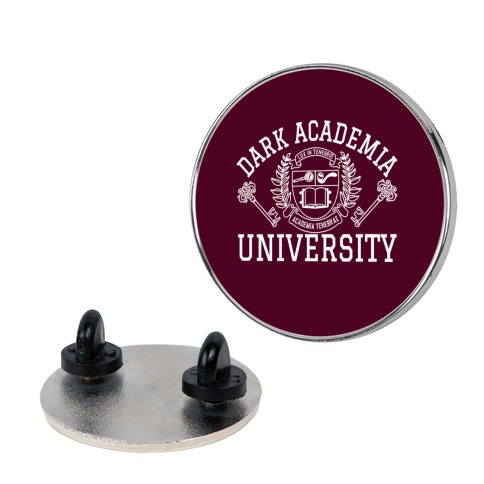 Dark Academia University Pin