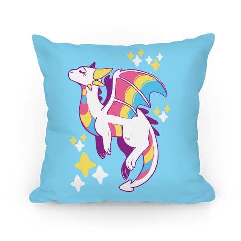 Pan Pride Dragon Pillow