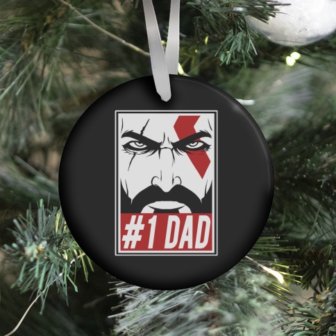 #1 Dad: Kratos Ornament