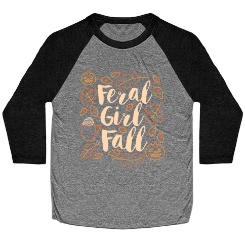 Basic Feral Girl Fall Baseball Tee