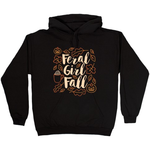 Basic Feral Girl Fall Hooded Sweatshirt