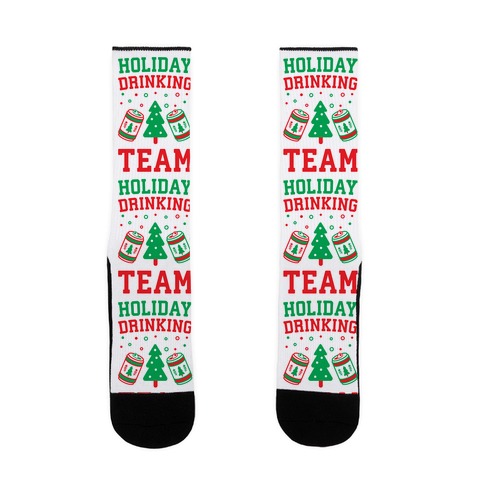 Holiday Drinking Team Sock