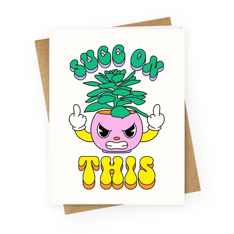 Succ On This Greeting Card