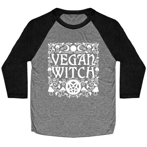 Vegan Witch Baseball Tee