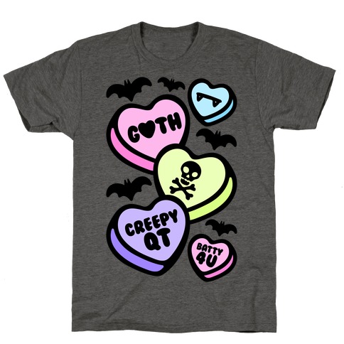 Goth Candy Hearts T-Shirt