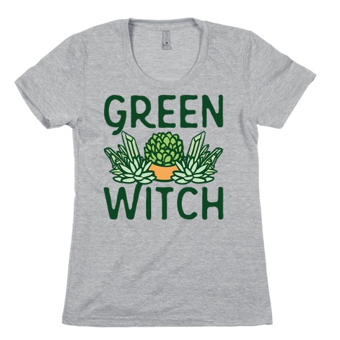 Green Witch Womens T-Shirt