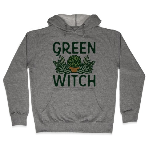 Green Witch Hooded Sweatshirt