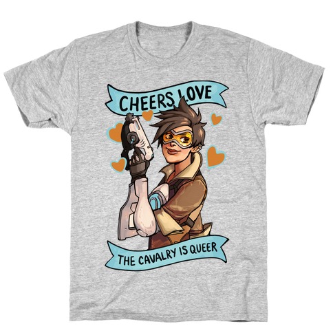 Cheers Love The Cavalry Is Queer (Illustration) T-Shirt