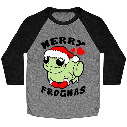 Merry Frogmas Baseball Tee