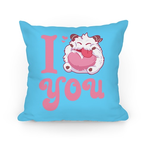 I Love You Poro Pillow