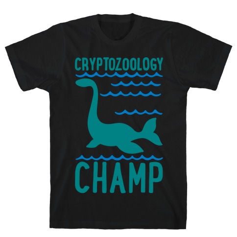 Cryptozoology Champ White Print T-Shirt