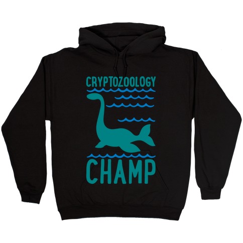 Cryptozoology Champ White Print Hooded Sweatshirt