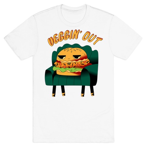 Veggin' Out Veggie Burger T-Shirt