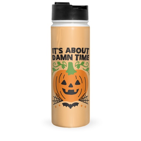 It's About Damn Time for Halloween Travel Mug