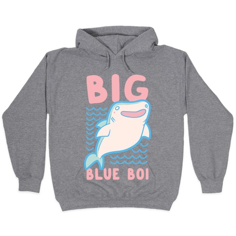 big blue hoodie