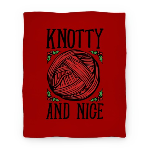 Knotty and Nice Yarn Parody Blanket