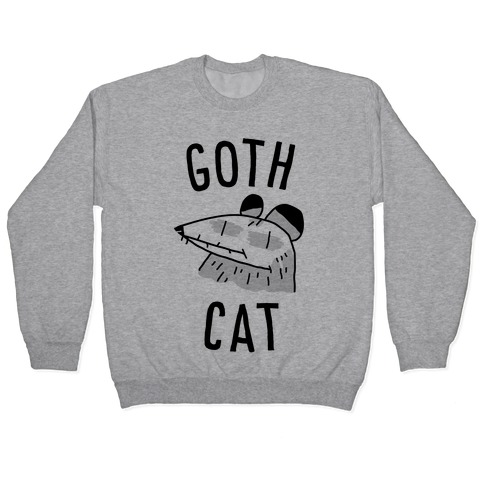 Goth Cat Pullover
