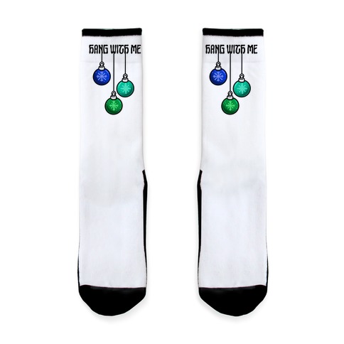 Hang With Me Ornaments Sock