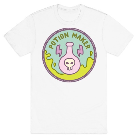 Potion Maker Pop Culture Merit Badge T-Shirt