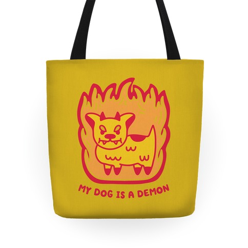 My Dog is a Demon Tote