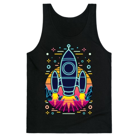 Synthwave Space Exploration Tank Top