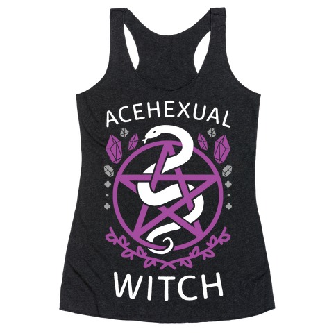 Acehexual Witch Racerback Tank Top
