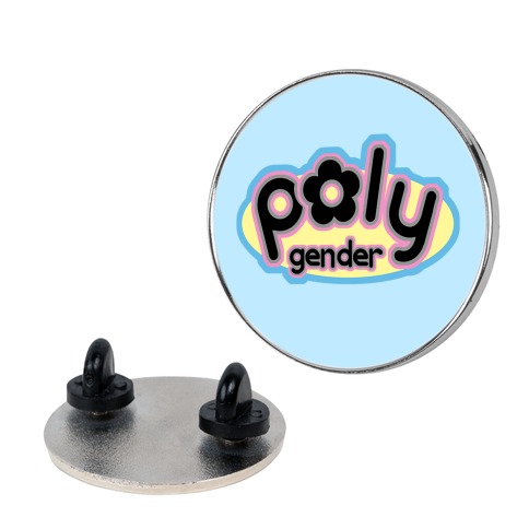 Poly Gender Parody Pin