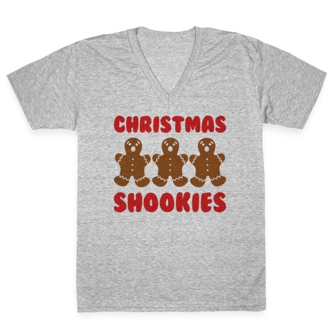 Christmas Shookies V-Neck Tee Shirt