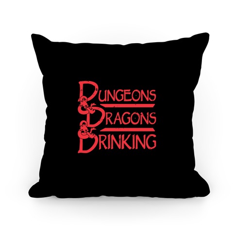 Dungeons & Dragons & Drinking Pillow