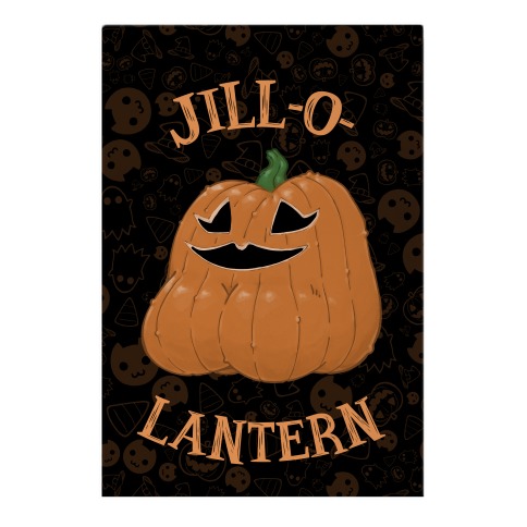 Jill-O-Lantern Garden Flag