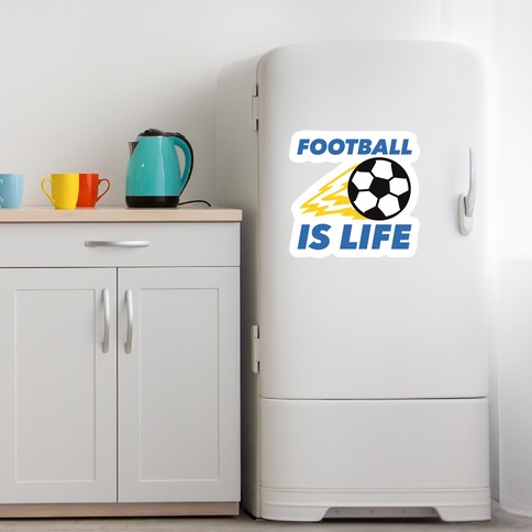Football Is Life Die Cut Sticker