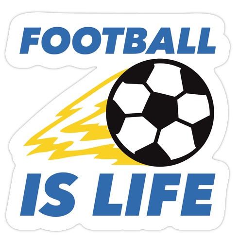 I love football' Sticker | Spreadshirt