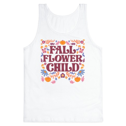 Fall Flower Child Tank Top