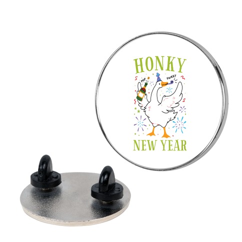 Honky New Year Pin