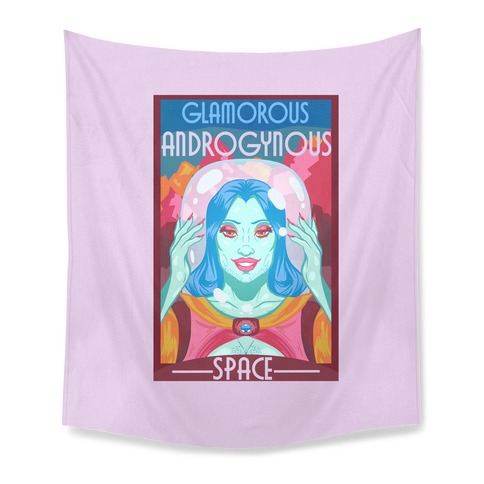 Glamorous Androgynous Space Tapestry