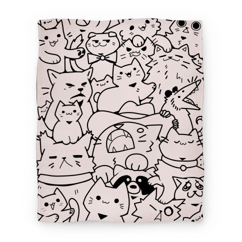 CATS CATS CATS! Blanket