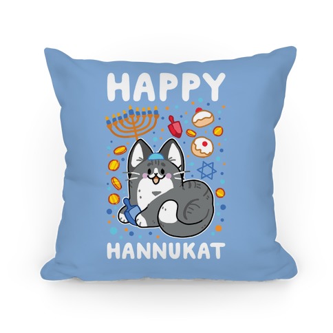 Happy Hannukat Pillow