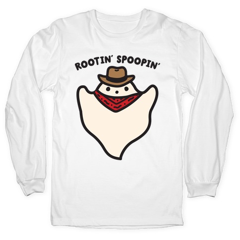 Rootin' Spoopin' Cowboy Ghost Long Sleeve T-Shirt