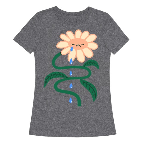 Sad Flower Shower Womens T-Shirt