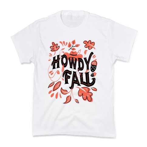 Howdy Fall Kids T-Shirt