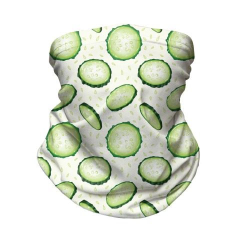 Refreshing Cucumber Pattern Neck Gaiter