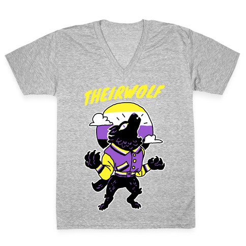 Theirwolf V-Neck Tee Shirt