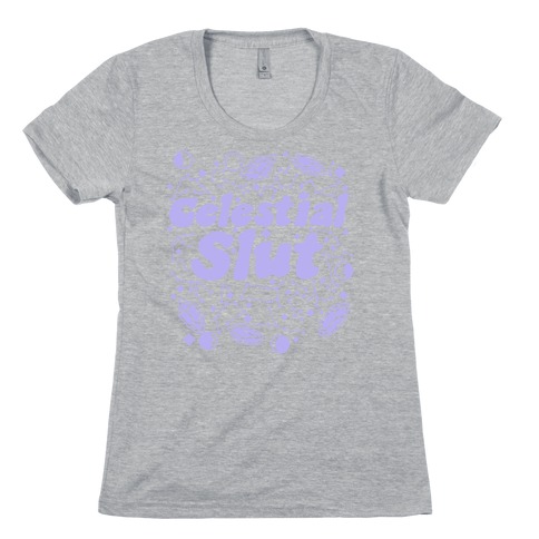 Celestial Slut Purple Womens T-Shirt