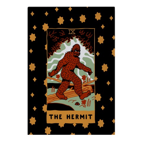 The Hermit (Bigfoot) Garden Flag