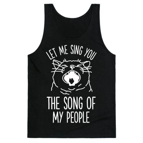The Song Of My People Cat Tank Top