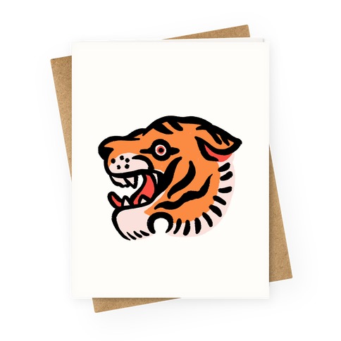 Tiger Tattoo Poster - Etsy Norway